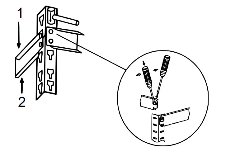 XPOtool 60285 Tyre Storage Rack - Mounting 3