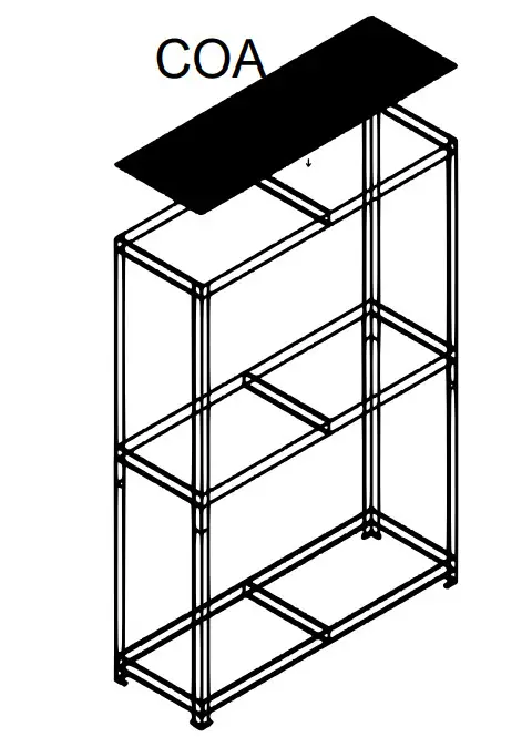 XPOtool 60285 Tyre Storage Rack - Mounting 4