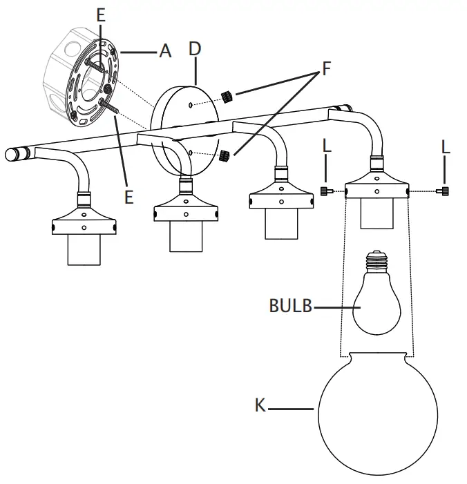 elk HOME 14429-4 Boudreaux 4-Light Vanity Light - Box3