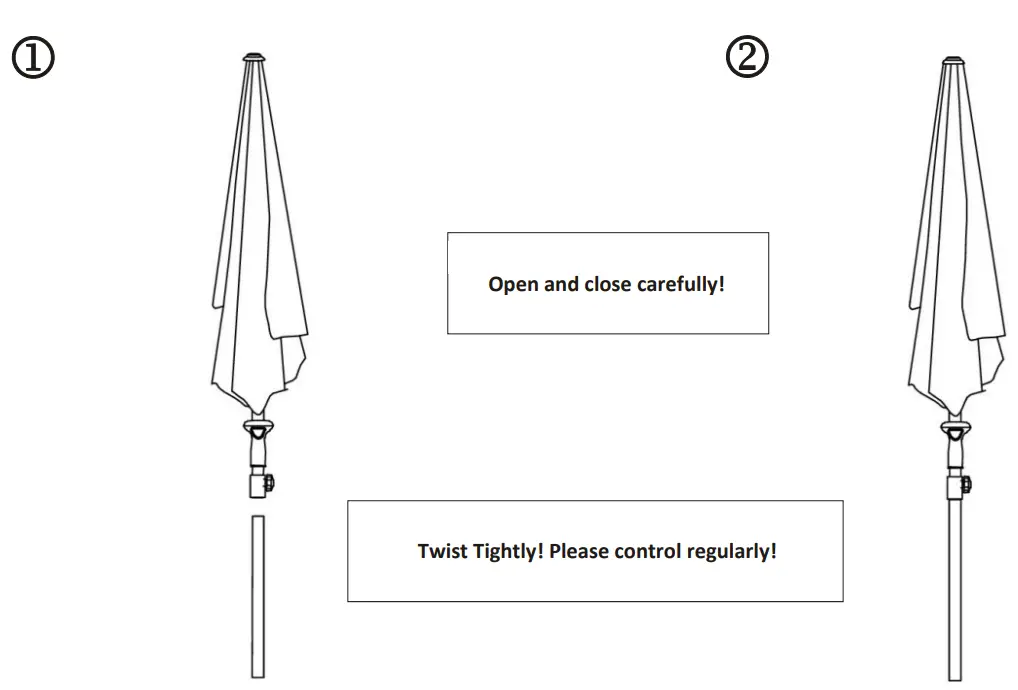 LECO Balcony Parasol - List 1