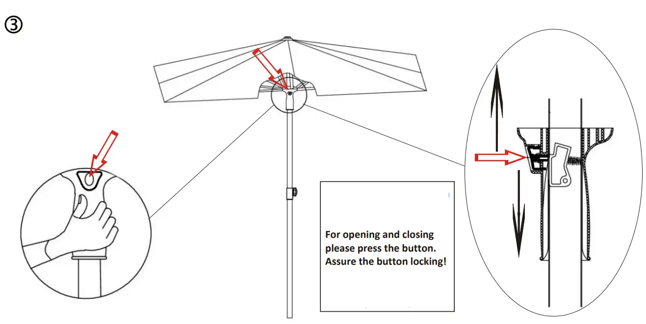 LECO Balcony Parasol - List 2