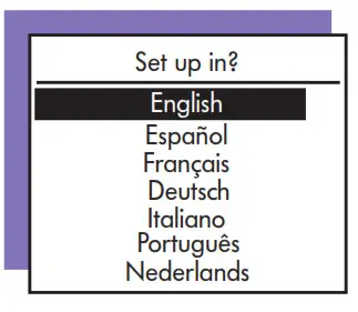 LIFESCAN OneTouch UltraSmart Blood Glucose Meter - Language