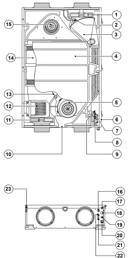 BRINK Renovent Sky 150 (Plus) Mechanical Ventilation with Heat Recovery - Fig 22