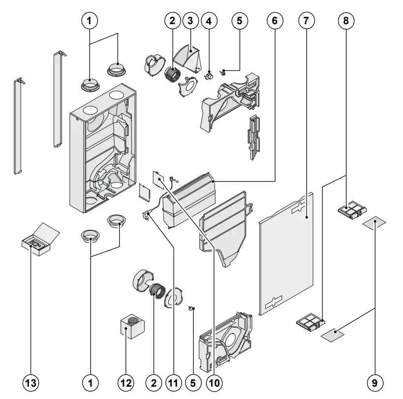 BRINK Renovent Sky 150 (Plus) Mechanical Ventilation with Heat Recovery - Fig 59