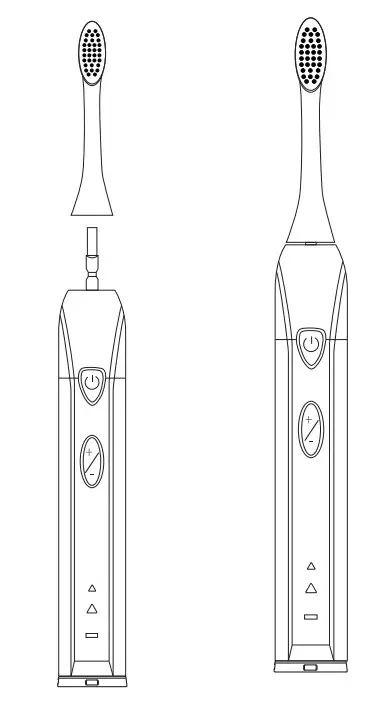 media-tech MT6510 Sonic Toothbrush - Brasu