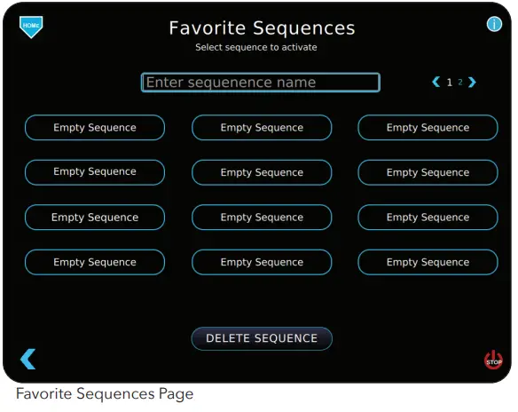 SPORTSATTACK Elite E-Hack Attack Baseball Machine - Favorite Sequences Page