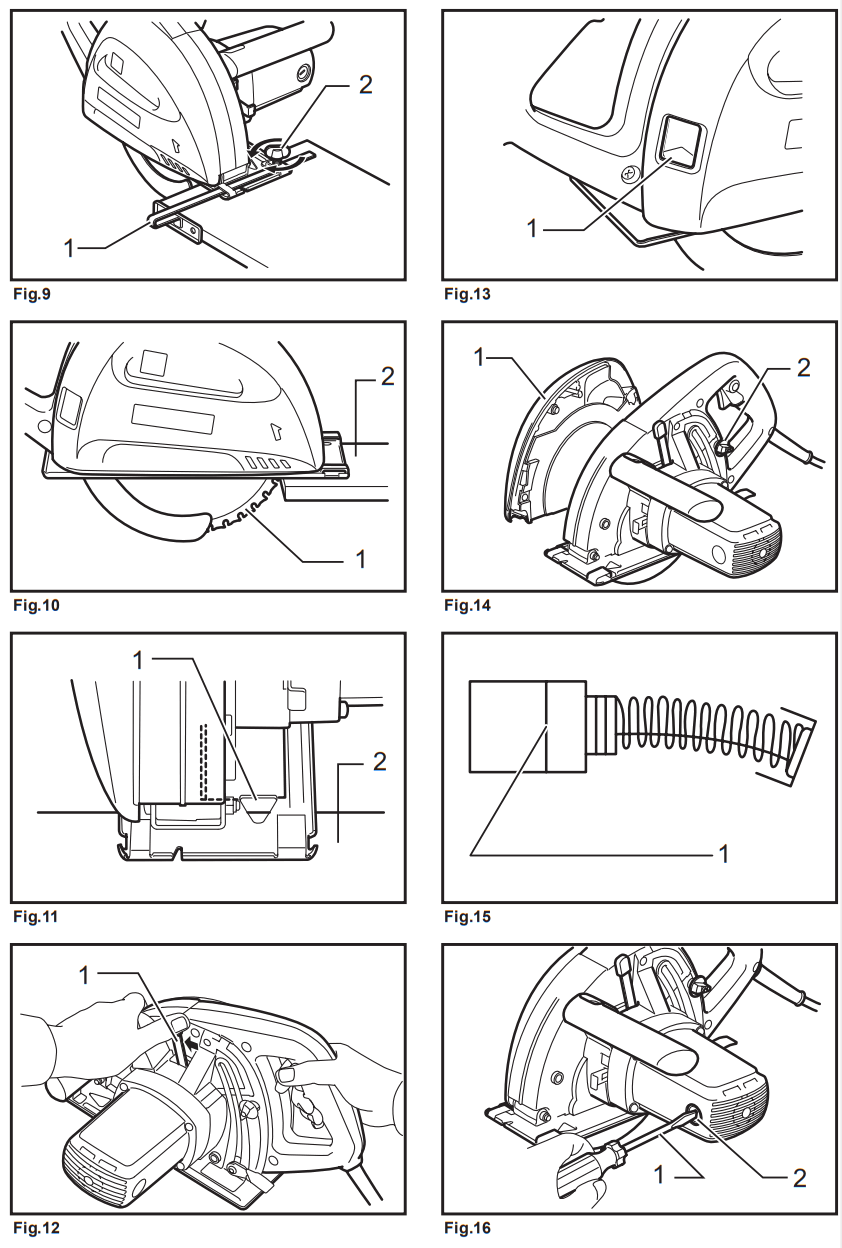 makita 4131 Metal Cutter - Parts 2