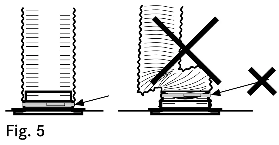 Connection to exhaust flue