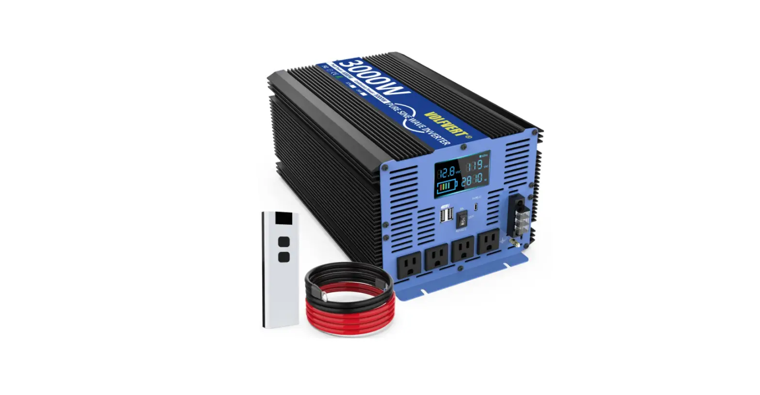 Volfvert 3000w Pure Sine Wave Power Inverter Instruction Manual