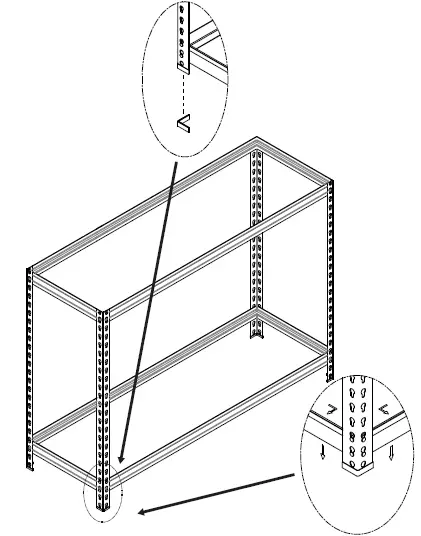 SUMMIT-SRVS-Series-Rivet-Shelving-fig-6