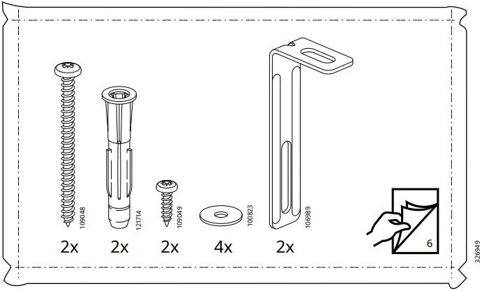 IKEA BRUKSVARA Bed Frame B1