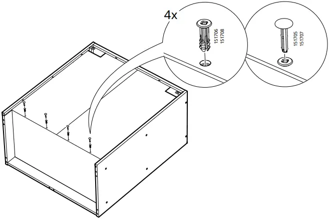 IKEA BRUKSVARA Bed Frame C15