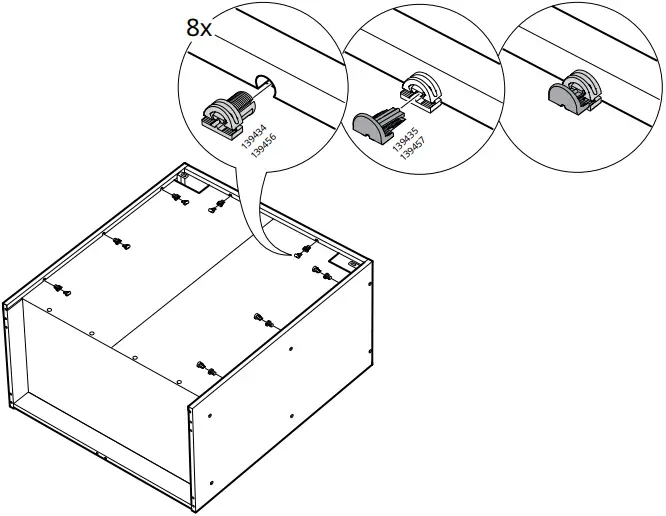 IKEA BRUKSVARA Bed Frame C16