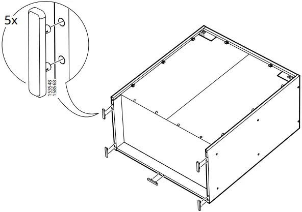 IKEA BRUKSVARA Bed Frame C17