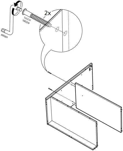 IKEA BRUKSVARA Bed Frame C7
