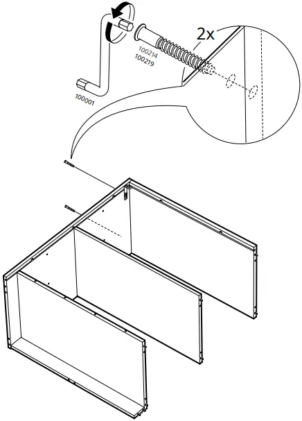 IKEA BRUKSVARA Bed Frame C9