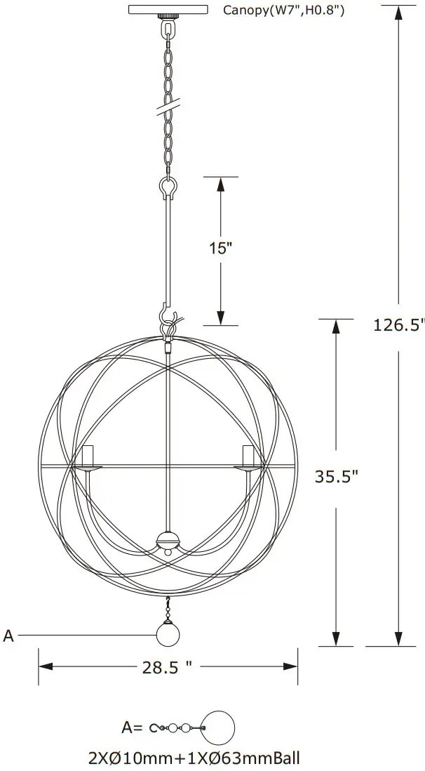 CRYSTORAMA 9228-EB Solaris Six Light Chandelier - fig 1