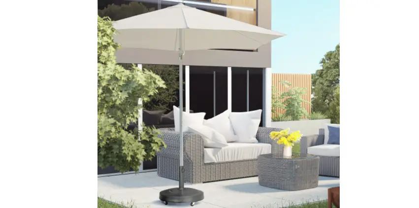 Outsunny 84d-213v00bk 52lbs Resin Patio Umbrella Base Instruction Manual