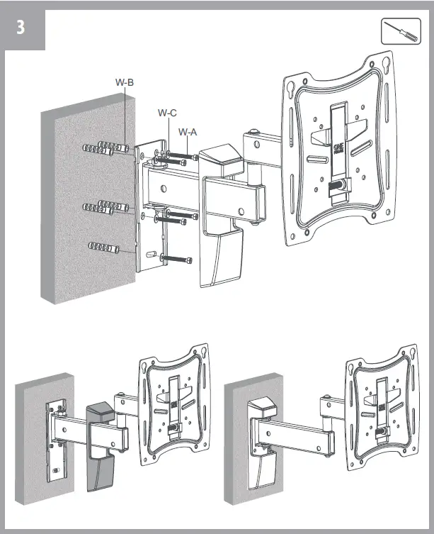 ONE-FOR-ALL-WM4451-Solid-Full-Motion-TV-Wall-Mount-fig-7