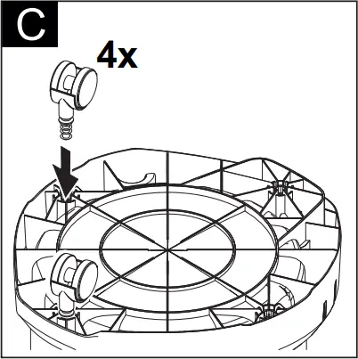 KARCHER WD 3 Battery - Fig. C