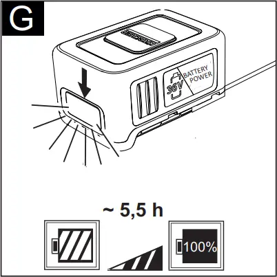 KARCHER WD 3 Battery - Fig. G