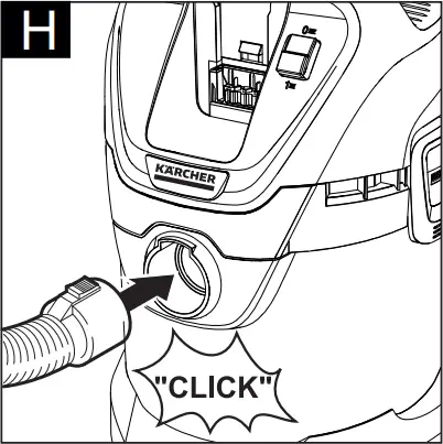KARCHER WD 3 Battery - Fig. H