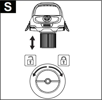 KARCHER WD 3 Battery - Fig. S