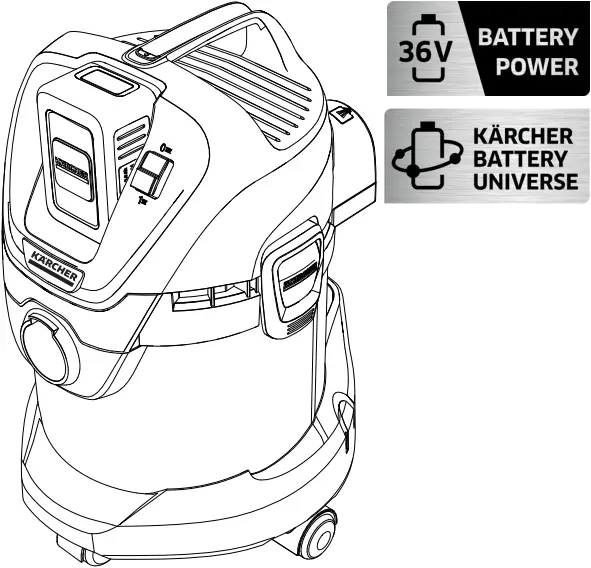 KARCHER WD 3 Battery Premium Set Vacuum Cleaner