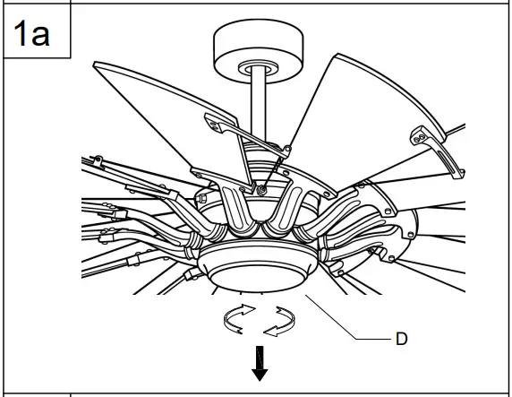 PROGRESS LIGHTING P260004 Springer II LED Antique Nickel Fan Light Kit - CONTENTS