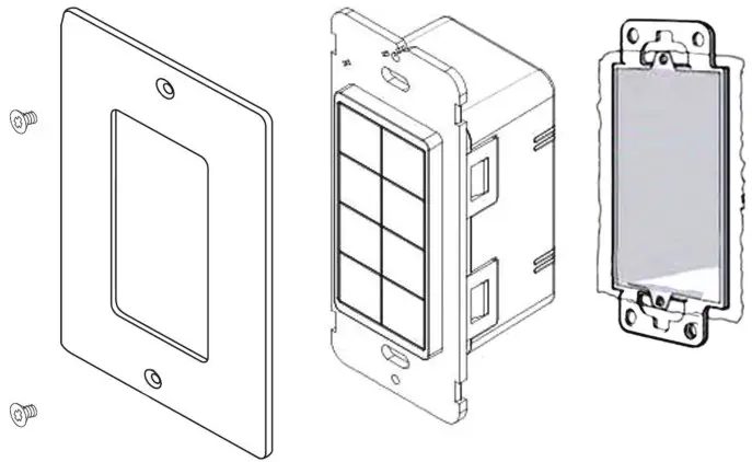 MAGTECH INDUSTRIES ZBSMLA01B08 Wireless Wall Mount Switch - WIRING DIAGRAMS 2
