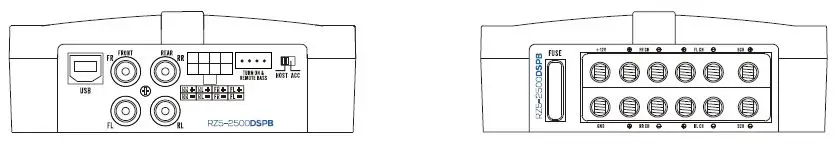 Power Acoustik RZ4‐2000DSPB DSP Class D Full Range Amplifiers-fig- (2)