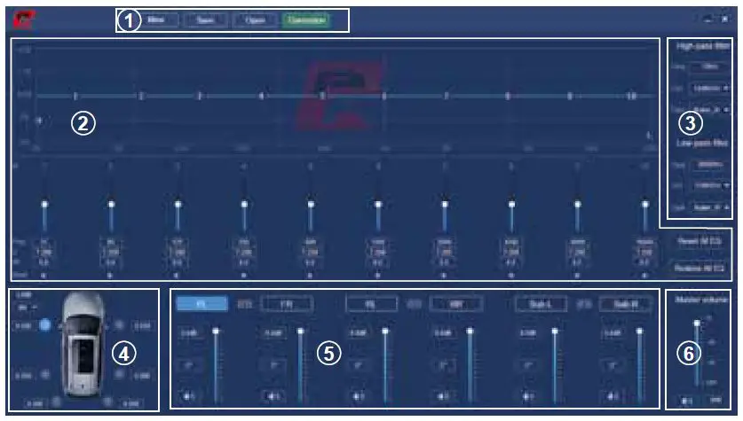 Power Acoustik RZ4‐2000DSPB DSP Class D Full Range Amplifiers-fig- (9)
