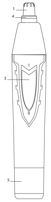 RowenTa 1820007440 Nose and Ears Hair Clipper - fig 2