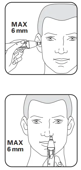 RowenTa 1820007440 Nose and Ears Hair Clipper - fig 3