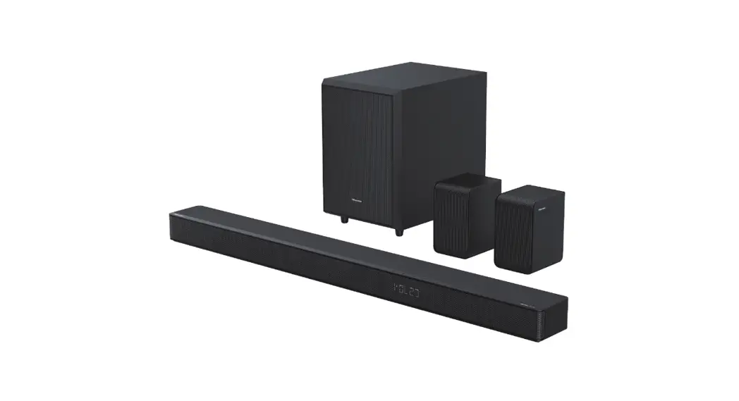 Hisense Hs512h 5.1.2 Ch Soundbar With Wireless Subwoofer User Guide