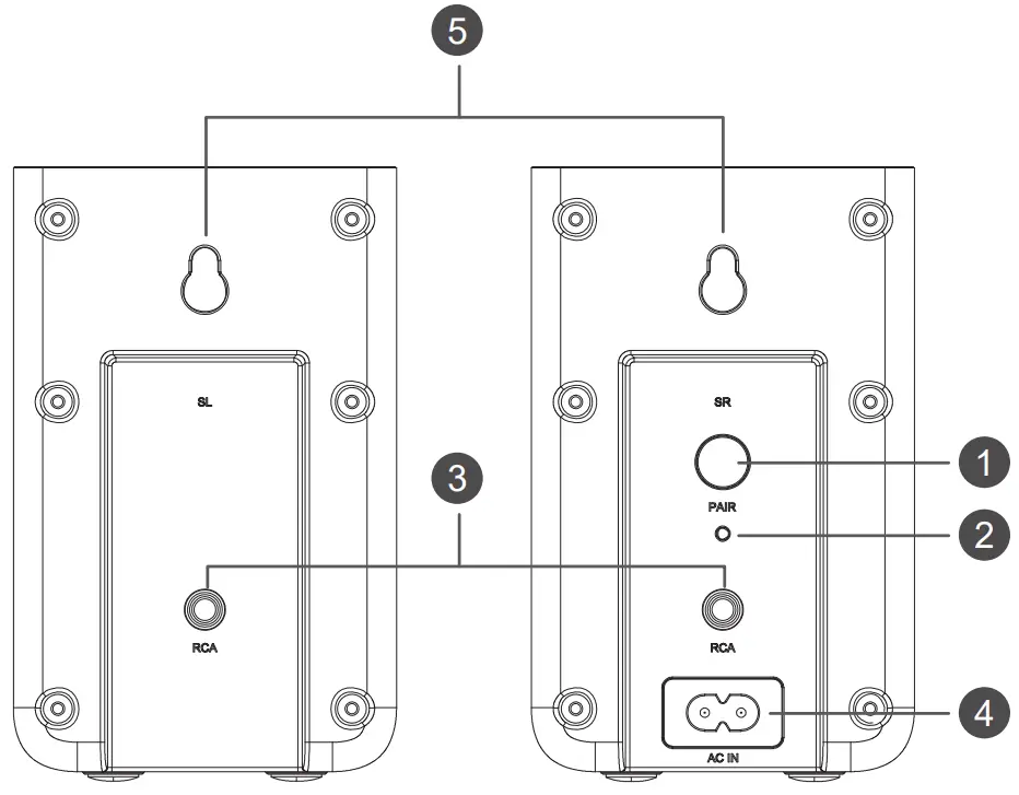 Hisense HS512H 5.1.2 CH Soundbar with Wireless Subwoofer - Surround Speakers