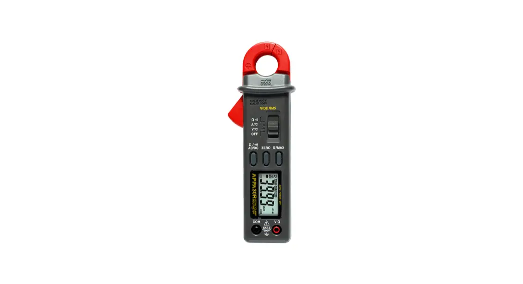 Appa 30r Ac-dc Clamp Multimeter User Manual Appa 30r Ac-dc Clamp Multimeter User Manual