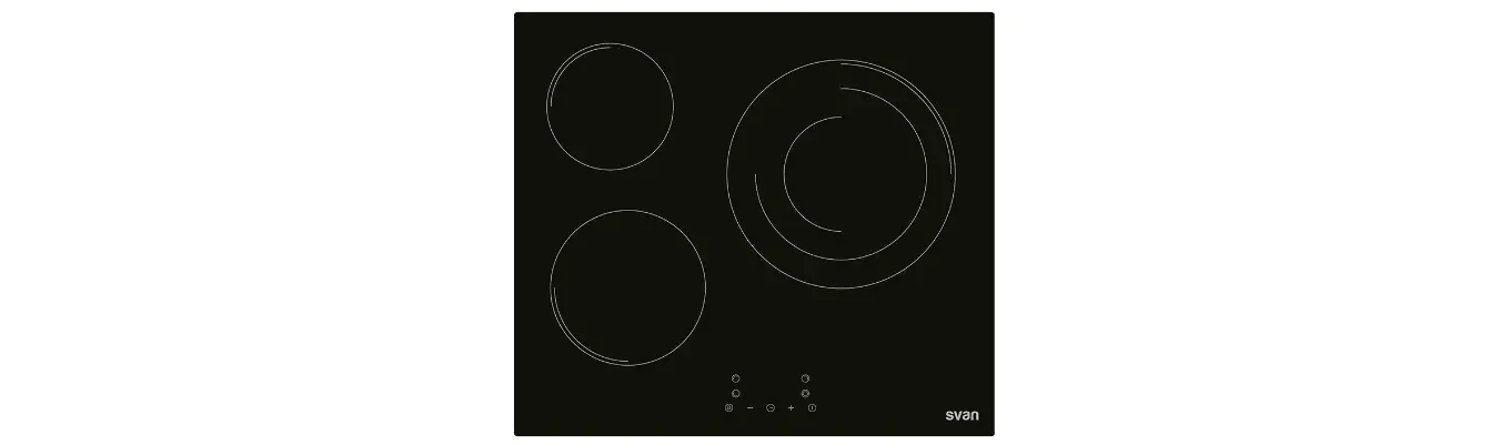Svan Svv6374 Cooking Zones With Triple Crown Instruction Manual