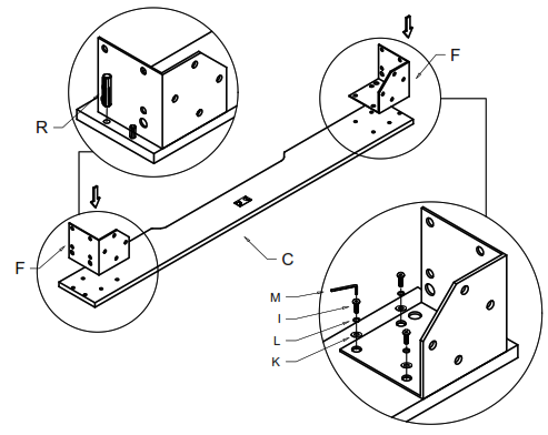 armen SETAHBDQN3A Astoria Series 3 Piece Bedroom Set - Figure2