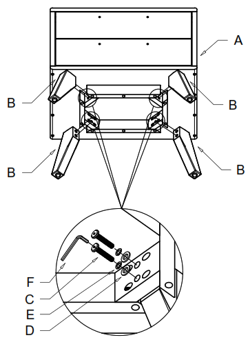 armen SETAHBDQN3A Astoria Series 3 Piece Bedroom Set - Figure9