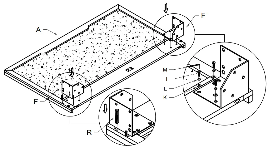 armen SETAHBDQN3A Astoria Series 3 Piece Bedroom Set