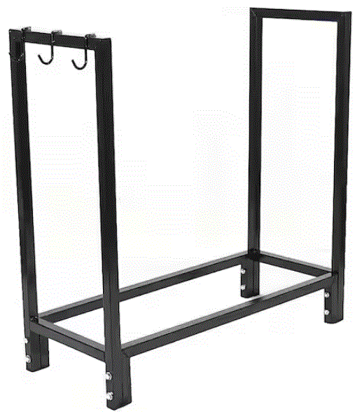 Sunnydaze-DECOR-QXWR30-30-Inch-Black-Steel-Firewood-Log-Rack-product