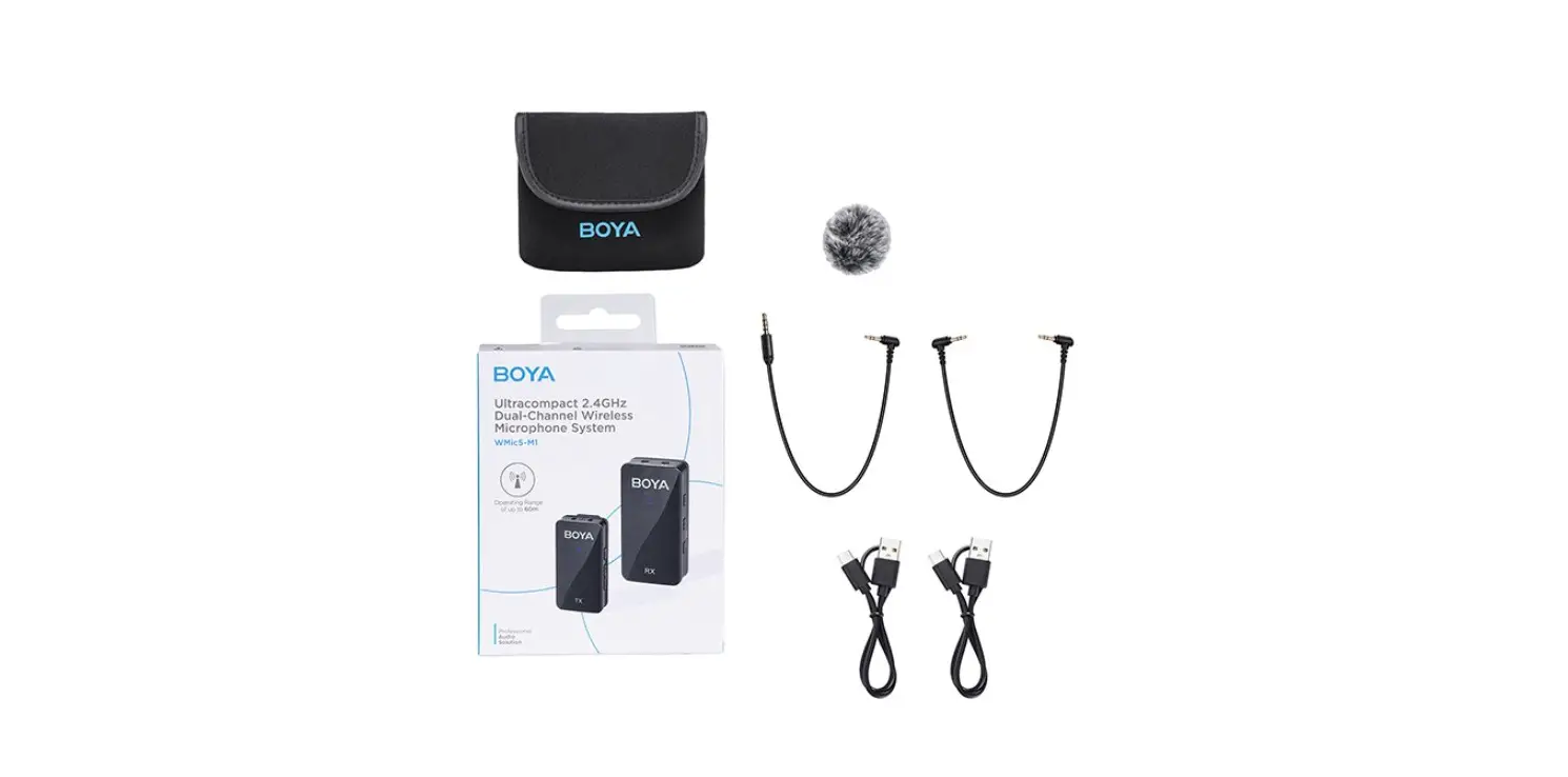 Boya Wmic5-m1 Ultracompact 2.4ghz Dual Channel Wireless Microphone System User Manual