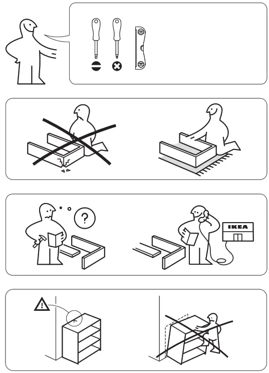 IKEA BESTÅ Shelving Unit with Door - Figure1