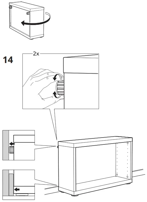 IKEA BESTÅ Shelving Unit with Door - Figure12