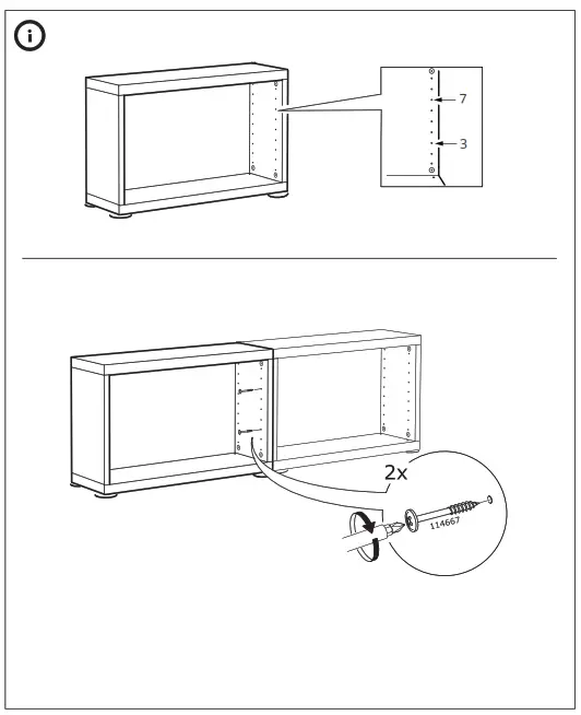 IKEA BESTÅ Shelving Unit with Door - Figure19