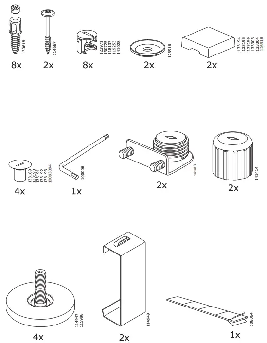 IKEA BESTÅ Shelving Unit with Door - Figure2