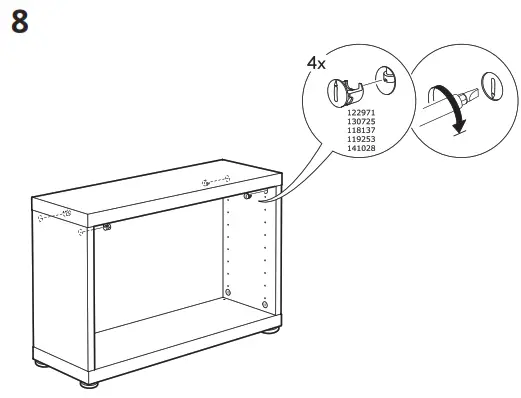 IKEA BESTÅ Shelving Unit with Door - Figure7