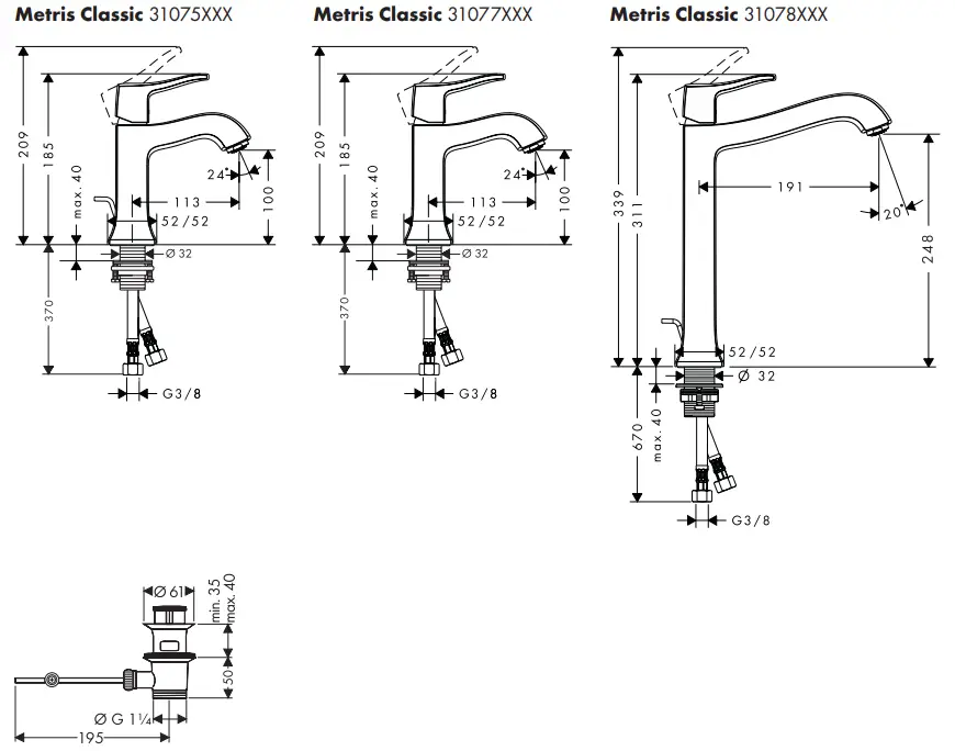 hansgrohe-Metris-Classic-Mixers-fig-6