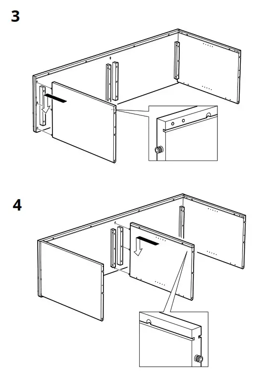 IKEA LANESUND Storage Combination Grey Brown - fig 6